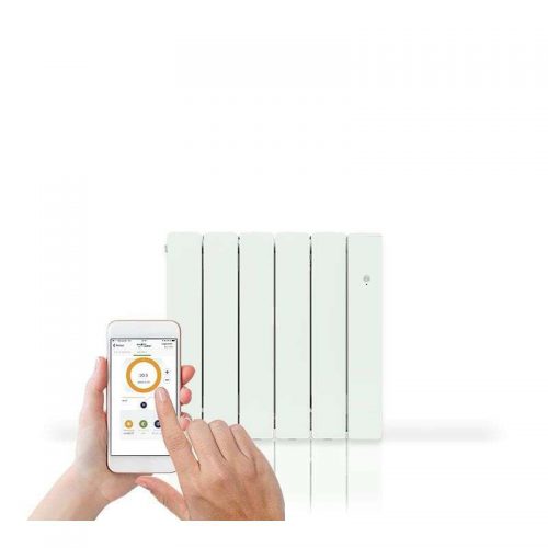 Elektrische radiateur met water, type Arial, bestuur je makkelijk met de app. Verkrijgbaar bij Jirlumar