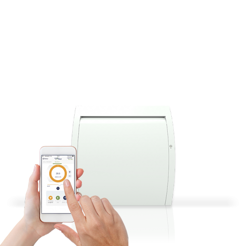 Elektrische radiator Palazzio met Smart ECOcontrol bestuur je makkelijk via een app